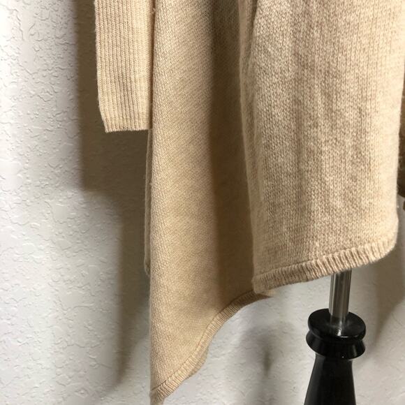 Vince cream open draped front wool cashmere cardigan size Extra Small XS - Picture 5 of 16